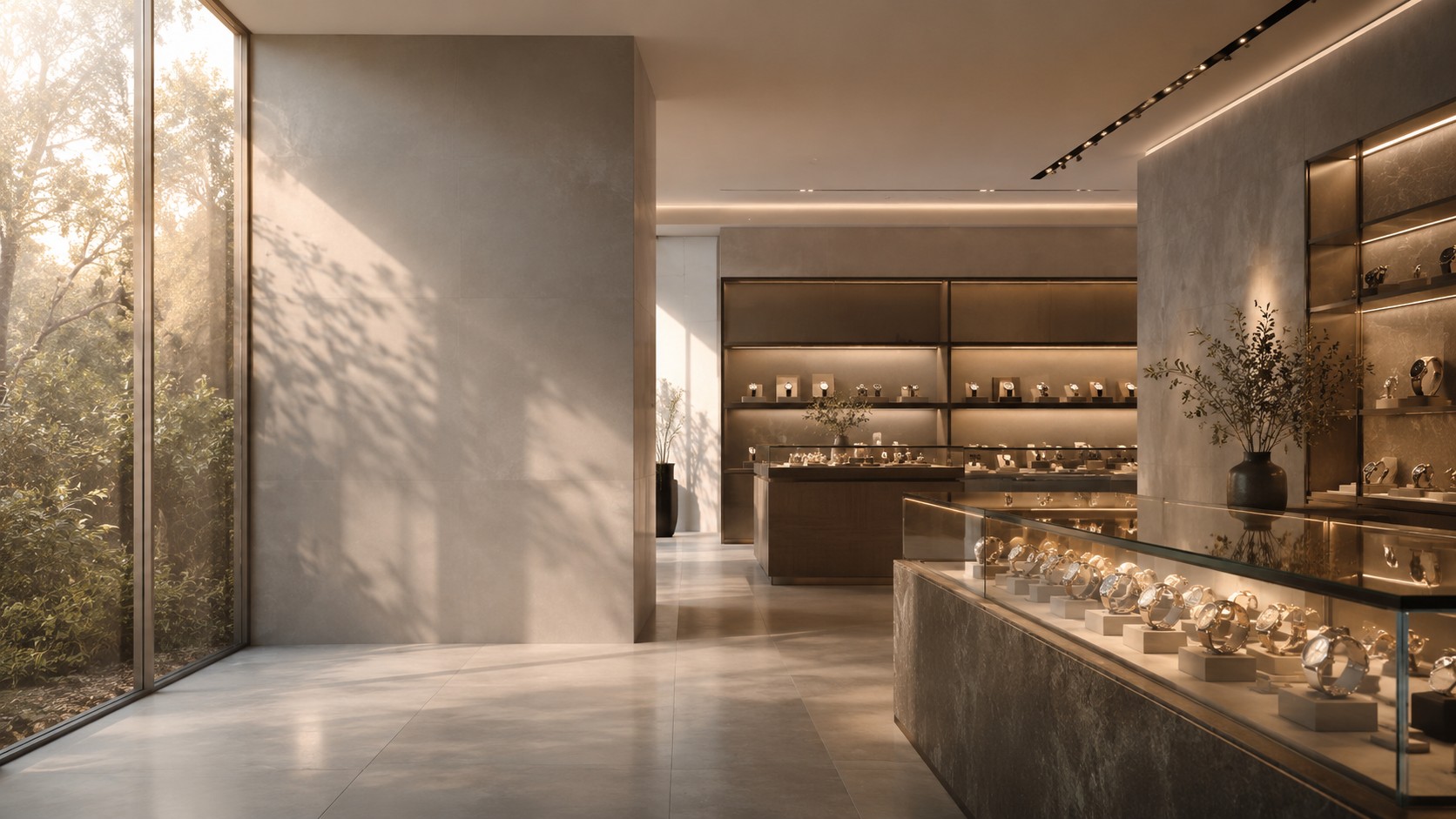 Luxury retail interior